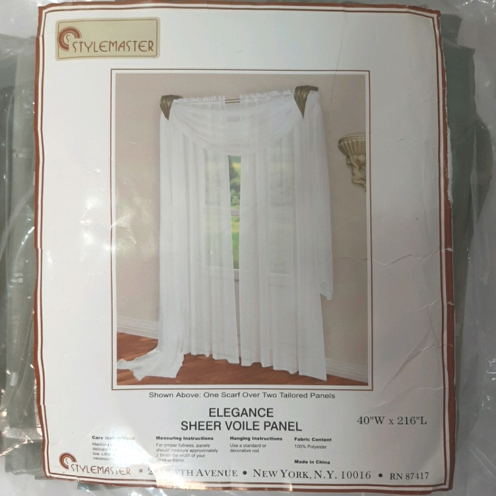 Stylemaster Sage Sheer Voile Panel